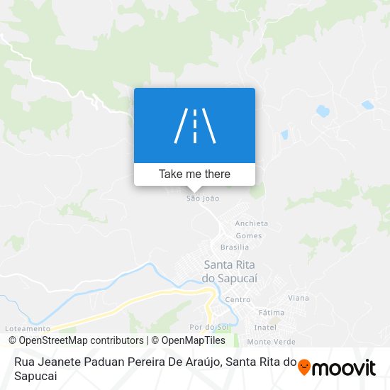 Rua Jeanete Paduan Pereira De Araújo map
