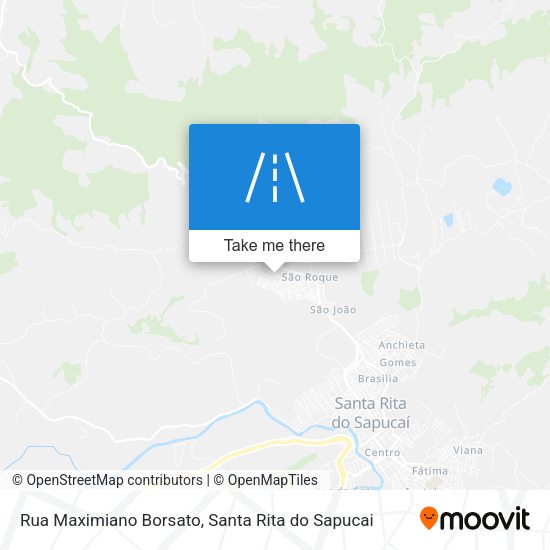 Rua Maximiano Borsato map