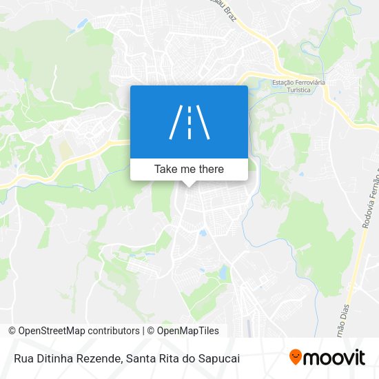 Rua Ditinha Rezende map