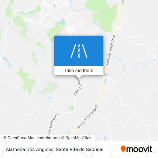 Alameda Dos Angicos map