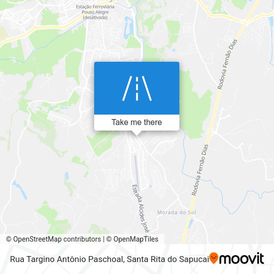Rua Targino Antônio Paschoal map