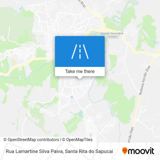 Rua Lamartine Silva Paiva map