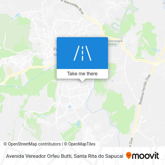 Avenida Vereador Orfeu Butti map