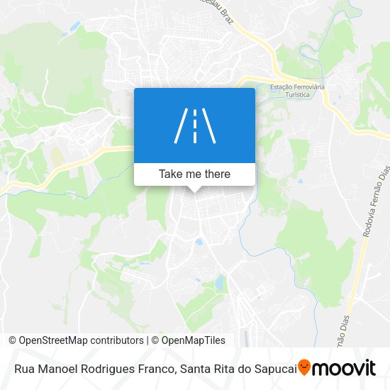 Rua Manoel Rodrigues Franco map
