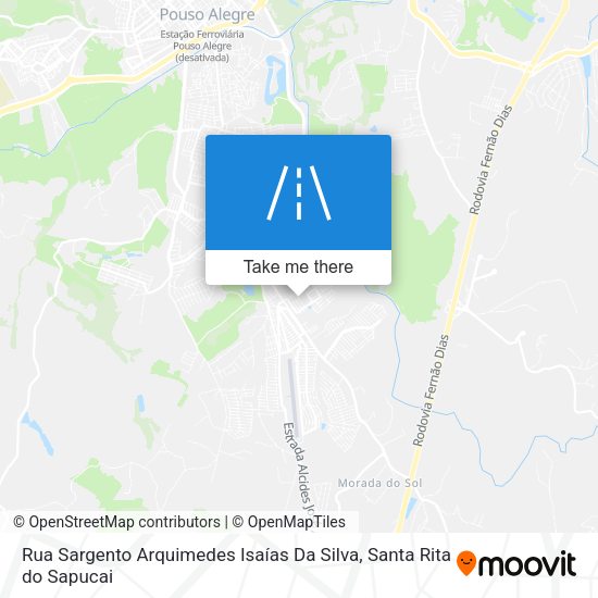 Rua Sargento Arquimedes Isaías Da Silva map