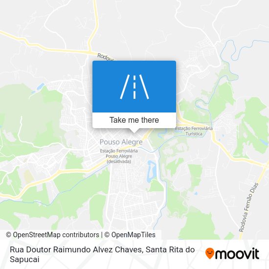 Rua Doutor Raimundo Alvez Chaves map