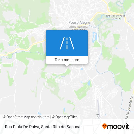 Rua Piula De Paiva map
