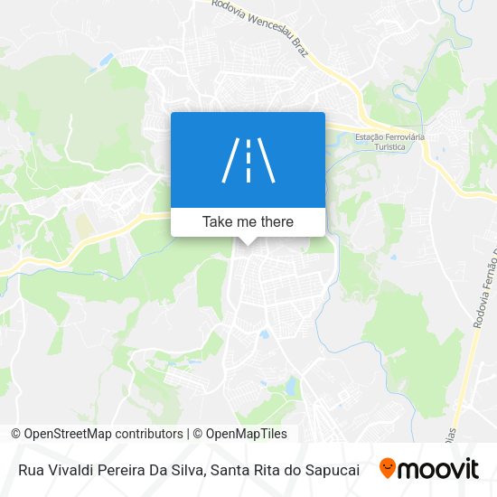Rua Vivaldi Pereira Da Silva map