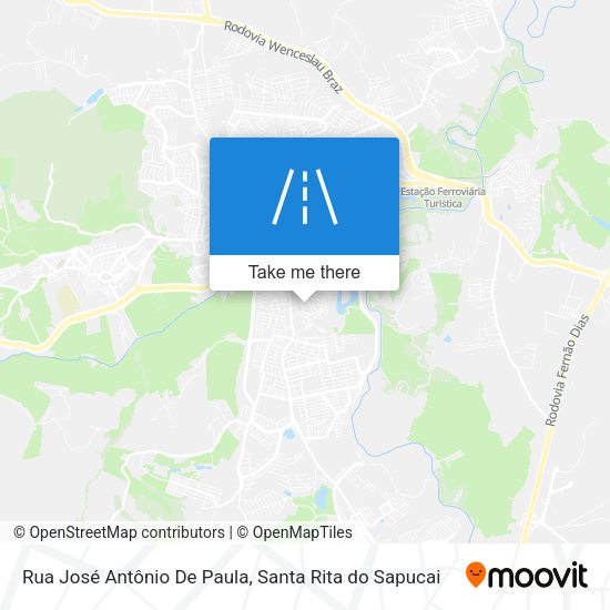 Rua José Antônio De Paula map
