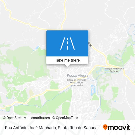 Rua Antônio José Machado map
