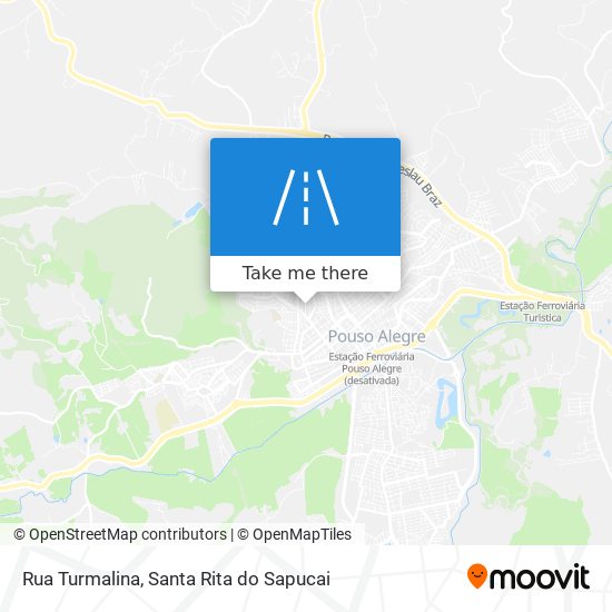 Rua Turmalina map