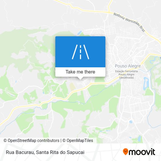 Rua Bacurau map