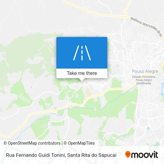 Rua Fernando Guidi Tonini map