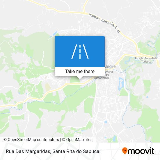 Rua Das Margaridas map