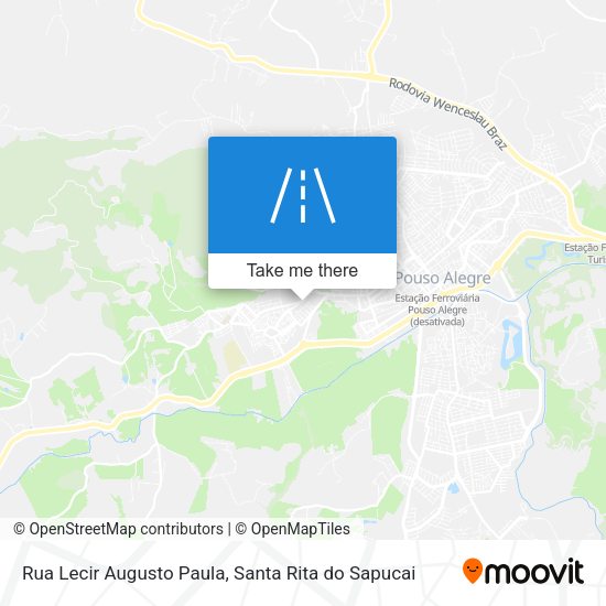 Rua Lecir Augusto Paula map