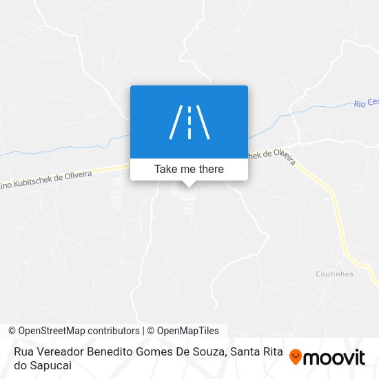 Rua Vereador Benedito Gomes De Souza map