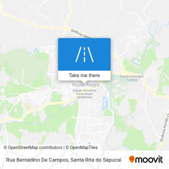 Rua Bernadino De Campos map