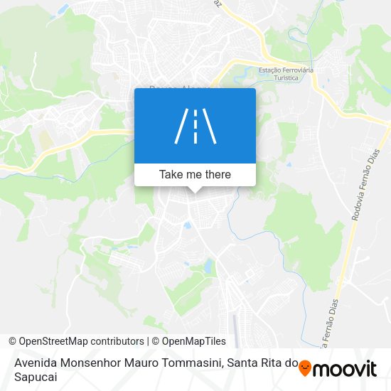 Avenida Monsenhor Mauro Tommasini map