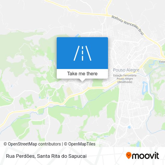 Rua Perdões map