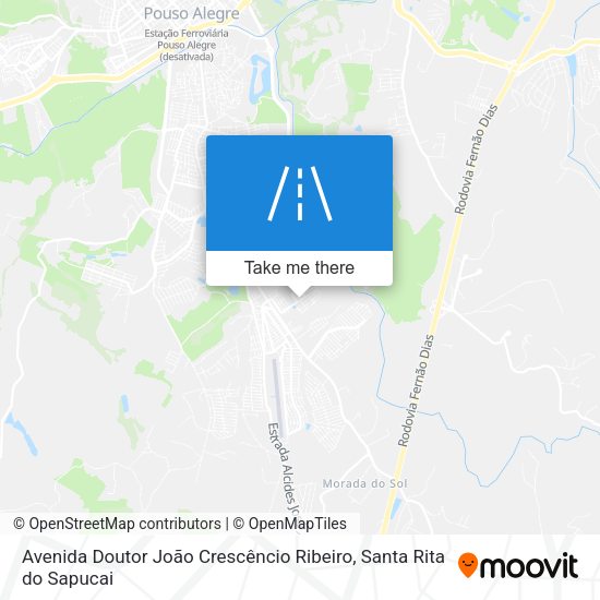 Avenida Doutor João Crescêncio Ribeiro map