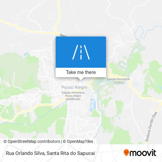 Rua Orlando Silva map