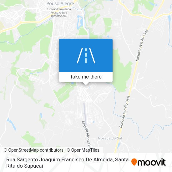 Rua Sargento Joaquim Francisco De Almeida map