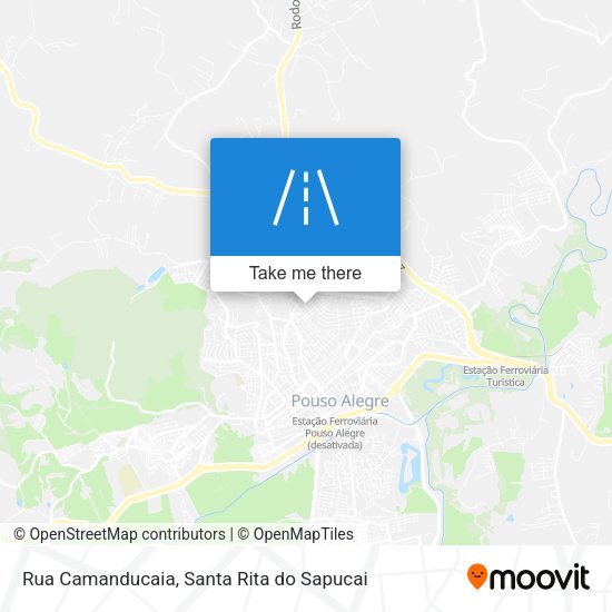 Rua Camanducaia map