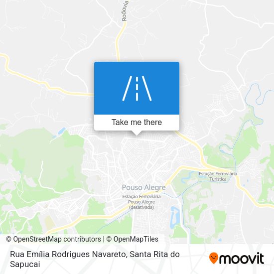 Rua Emília Rodrigues Navareto map