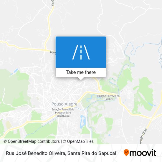 Rua José Benedito Oliveira map