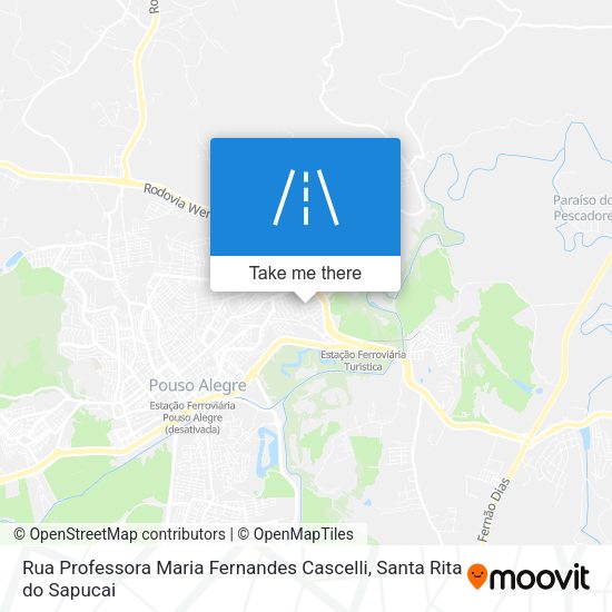 Rua Professora Maria Fernandes Cascelli map
