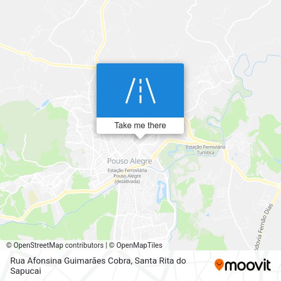 Rua Afonsina Guimarães Cobra map