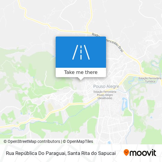 Mapa Rua República Do Paraguai