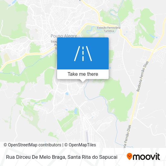 Rua Dirceu De Melo Braga map