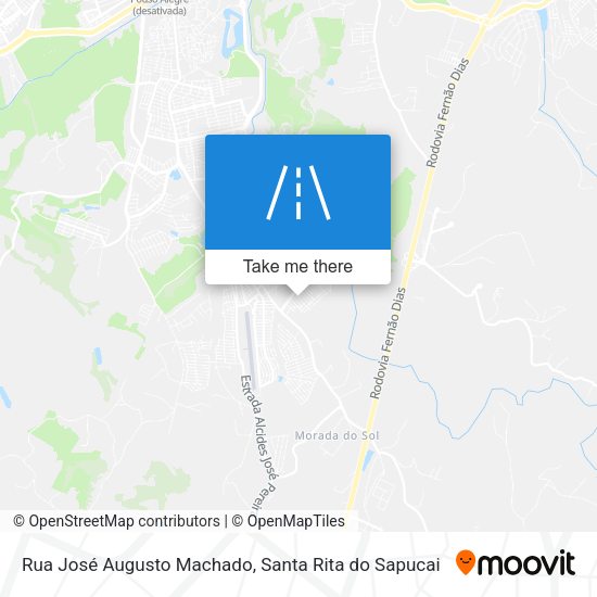 Rua José Augusto Machado map