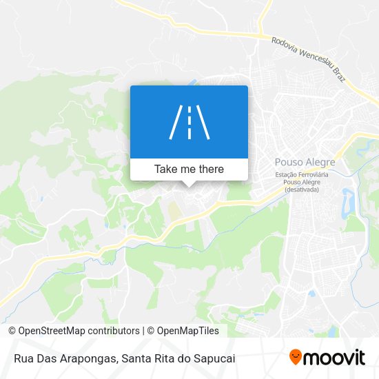 Rua Das Arapongas map