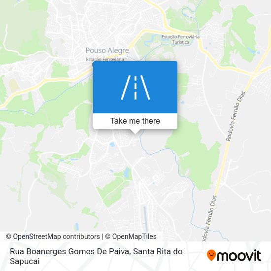 Rua Boanerges Gomes De Paiva map