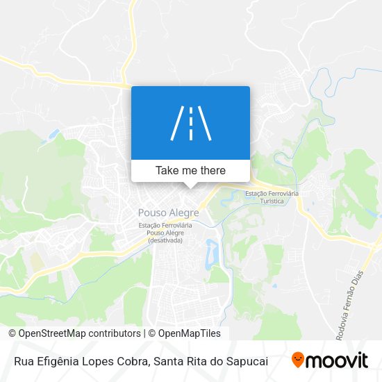 Rua Efigênia Lopes Cobra map