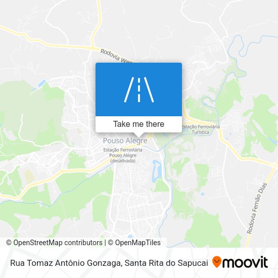 Rua Tomaz Antônio Gonzaga map