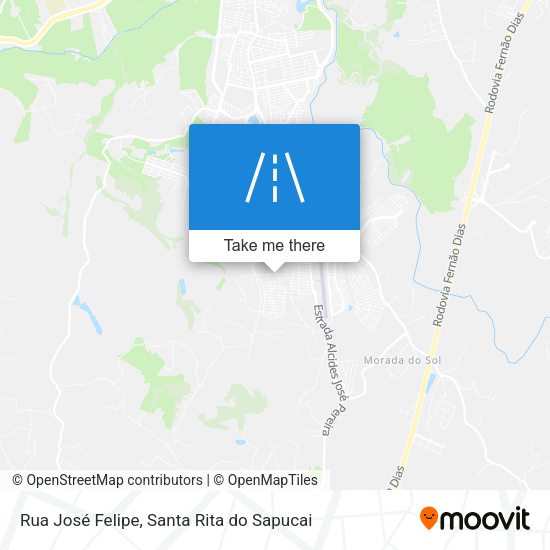 Rua José Felipe map
