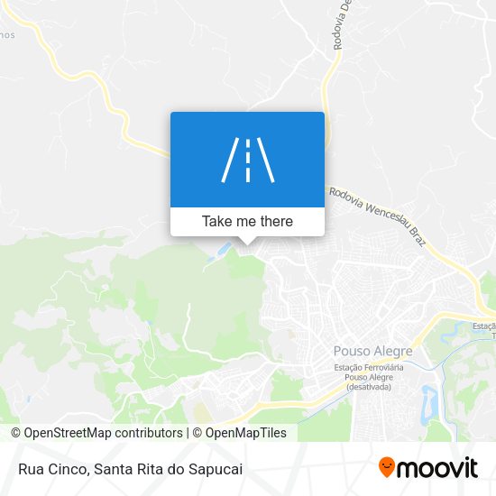 Rua Cinco map