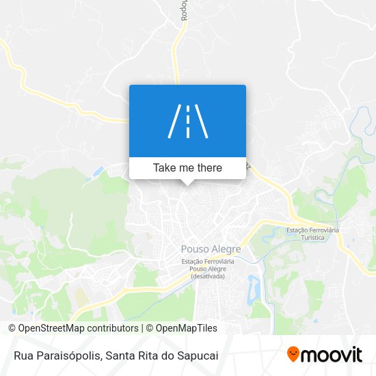 Rua Paraisópolis map