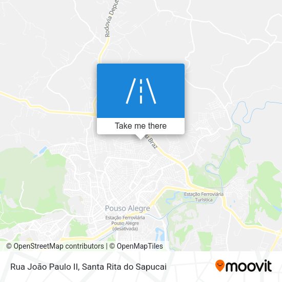 Rua João Paulo II map