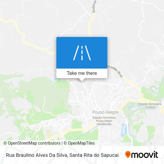 Rua Braulino Alves Da Silva map