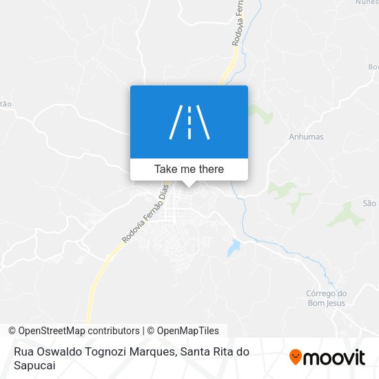 Rua Oswaldo Tognozi Marques map