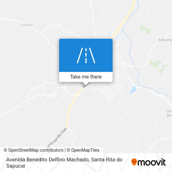 Avenida Benedito Delfino Machado map