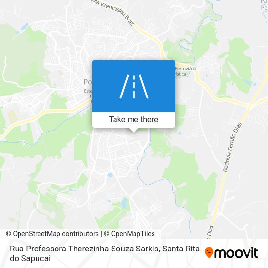 Rua Professora Therezinha Souza Sarkis map