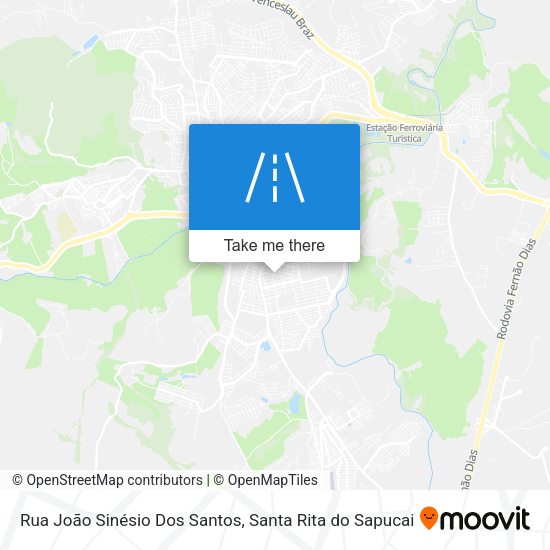 Rua João Sinésio Dos Santos map