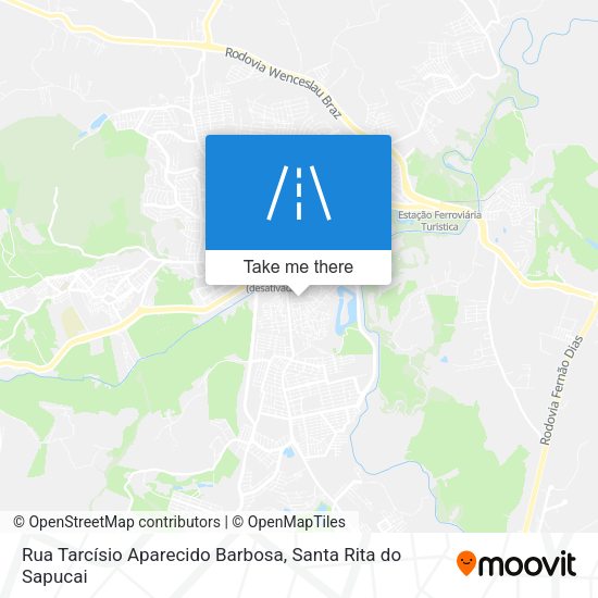 Rua Tarcísio Aparecido Barbosa map