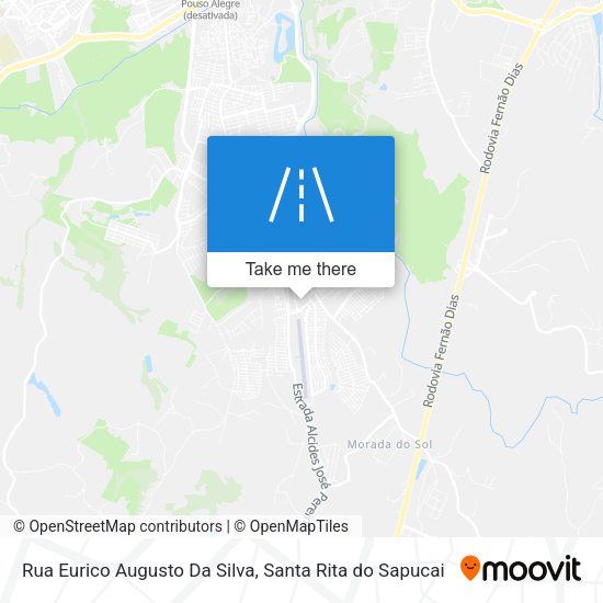 Rua Eurico Augusto Da Silva map