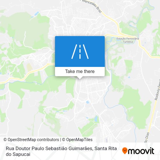 Rua Doutor Paulo Sebastião Guimarães map